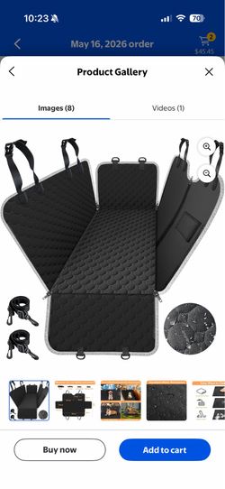 Dog seat cover