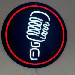 Microphone Hang Up Neon Light
