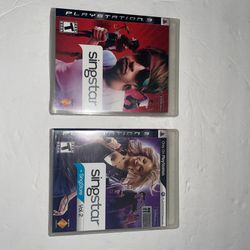 PlayStation 3 Sing Star & Sing Star Vol. 2 New Sealed 