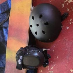 Skate Board & Helmet