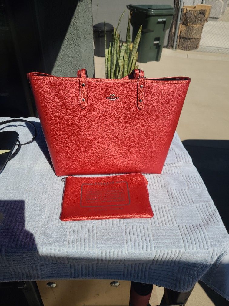 Coach Reversible City Tote