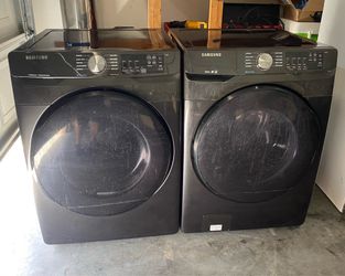 Samsung washer and electric dryer both $350 works good , can deliver
