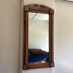 Wooden Frame Mirror