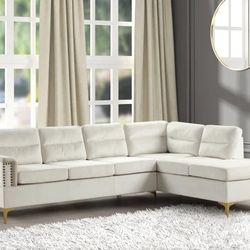 Brand New White Sectional 