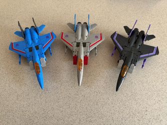 Transformers The Movie Studio Series 86 Starscream, Skywarp and Thundercracker Seekers