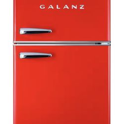 Retro Mini Fridge - Red Galanz