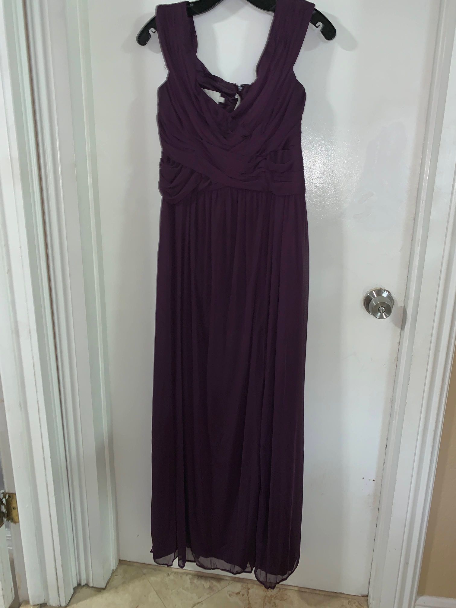 Purple Bridesmaid/holiday Party Dress