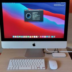 iMac 21.5" Intel Core i5, 8gb Ram, Two 1tb ssd hard-drives