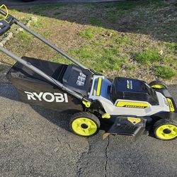 Ryobi Lawn Mower Cordless battery walks behind 40 V Battery