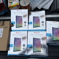 InvisibleShield | Glass+Visionguard | 9.7-inch iPad Pro/Air 2/Air New Lot Of 5   InvisibleShield Glass+ VisionGuard 9.7" iPad, iPad Pro, iPad Air 2 Gl