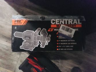 CENTRAL MACHINERY 5 in. Multipurpose Vise with Anvil