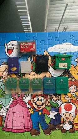 Video game memory cards, PS2 PS1 GameCube Nintendo 64