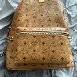 Authentic Mcm Back Pack Large