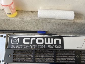 Crown amplifier