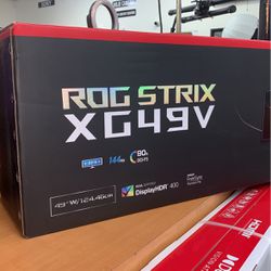 Brand new Asus ROG Strix 49" Curved Gaming Monitor. 