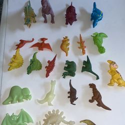 Vintage Dinosaur toy Mix Lot