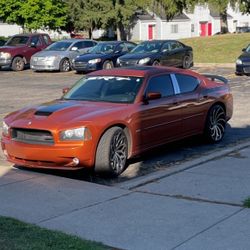 Dodge Charger R/t Burnt Orange And Black Saran