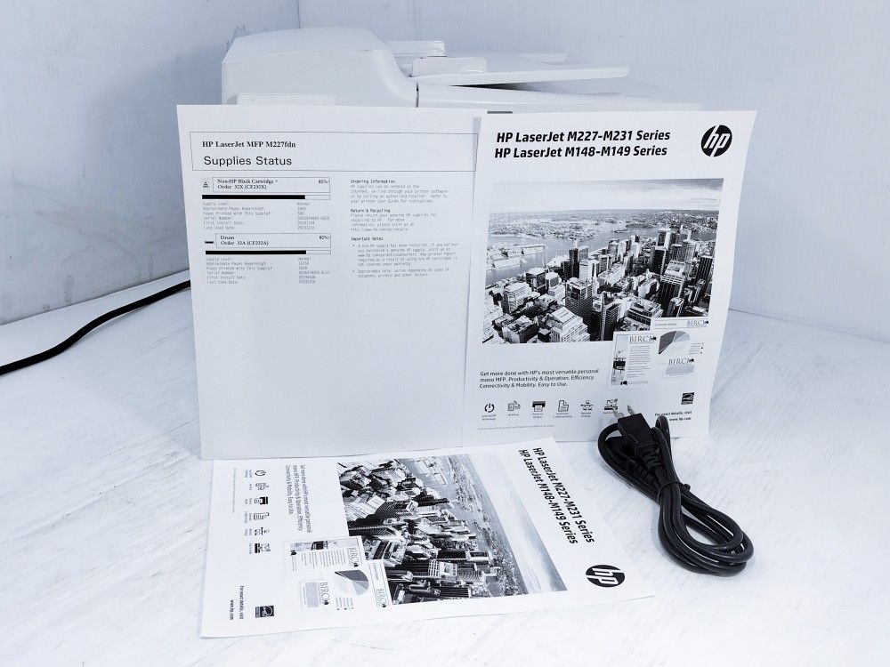 HP LaserJet Pro MFP m227fdn All in one Monochrome Laser Printer