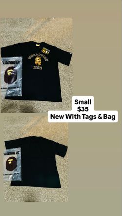 Worldwide Mcm Bape shirt small