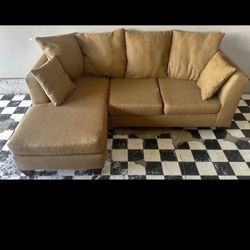 Sofa With Chaise ($250)