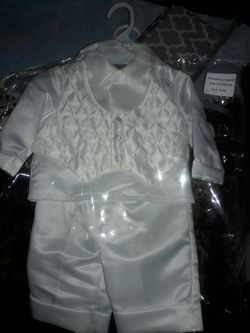 Baby christening suit