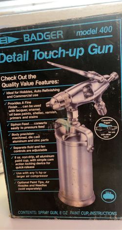  Badger  Air Brush Co. MODEL 400 Detail Touch-up Gun