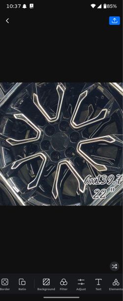 Nothing hits quite like a set of 22s on a 6-lug setup! 🛞🔥 ​⚡ Size: 22" 💥 Bolt Pattern: 6x139.7 🛻 Fits: Chevy Silverado/Tahoe, GMC Sierra/Yukon, Es