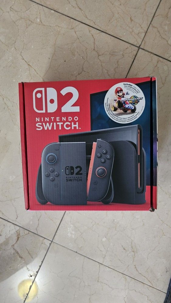 Nintendo Switch 2 Mario Kart Bundle And Non-bundle
