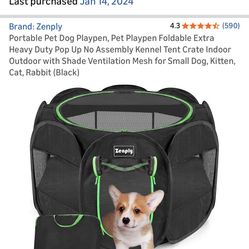 Portable playpen Pet Or Baby