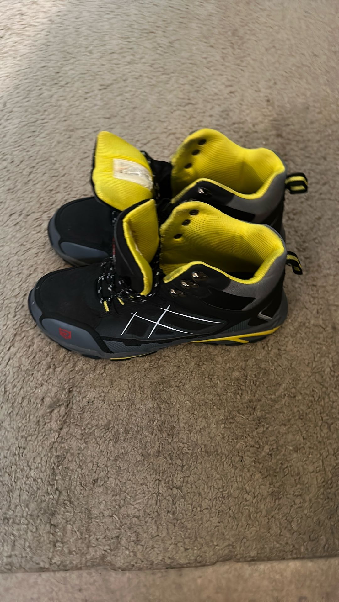 LarnMern Steel Toe, Work, Boots, Nonslip, Safety Shoes, Comfortable Industrial Construction, And Hiking Sneakers