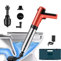 BRAND NEW..Powerful Electric Toilet Plunger】Our air pressure unclogger features a built-in electric 