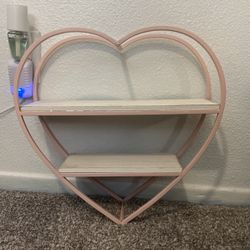 heart shaped shelf