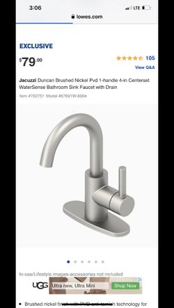 Silver faucet