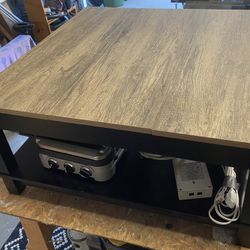 36” Square Coffee Table - 17” H. Very Good Condition $30