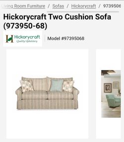 HickoryCraft Two Cushion sofa (973-950)-68