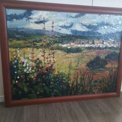 Oil Canvas Painting  Art  35x44"