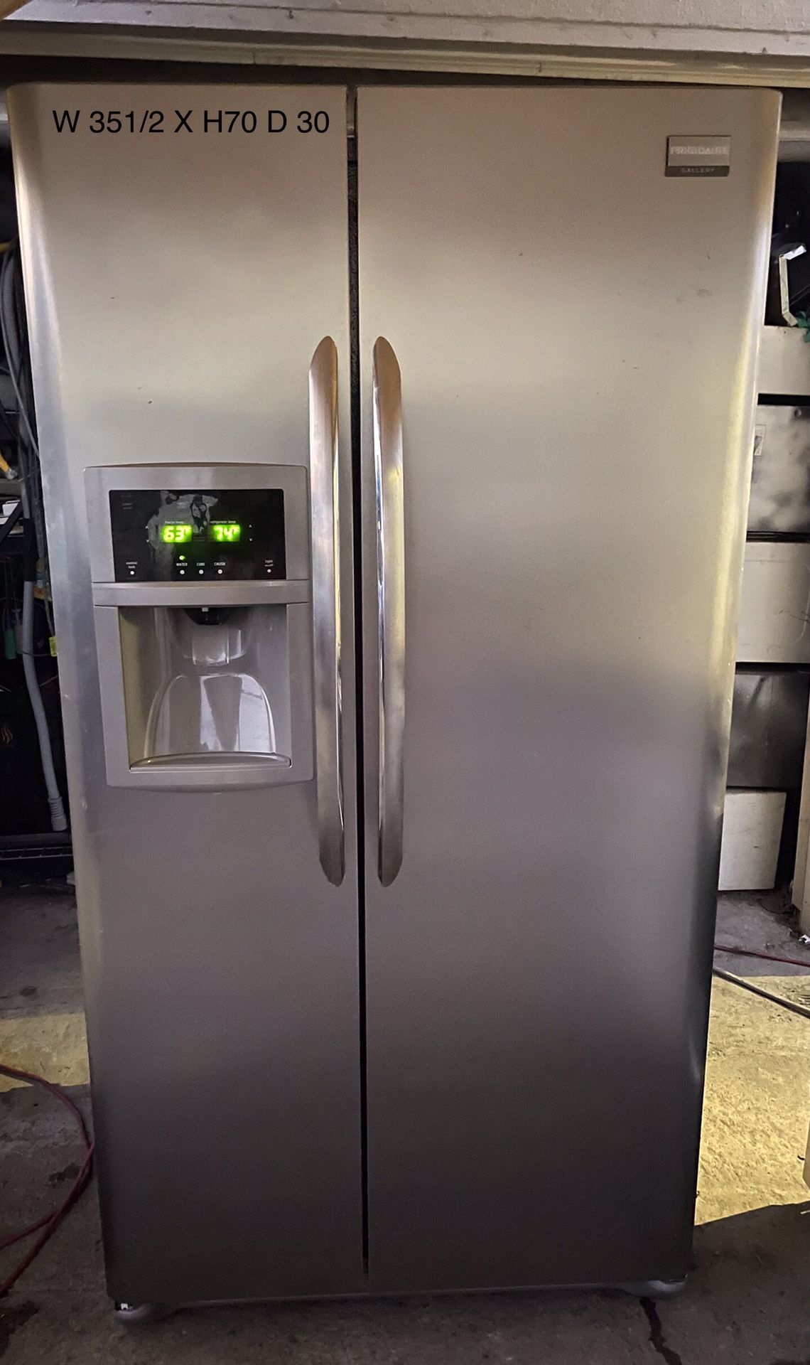 Frigidaire Side By Side Refrigerator 