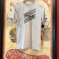 Hurley Boys Large Light Gray T-shirt New