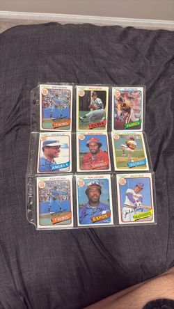 Complete 1980 mlb Burger King set
