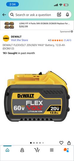 Dewalt 20v/60v