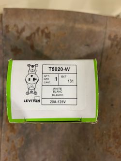 ⚡ Leviton T5020-W 20A Tamper-Resistant Outlet – Brand New! ✅