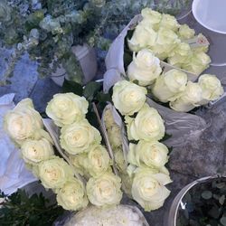 fresh white flowers