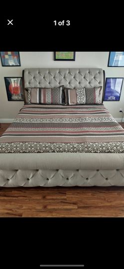 king sized bed and mattress