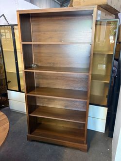 5-Tier Bookshelf, 65.2" Bookshelf , Rustic Brown(65.2”x31.5”x11.8”)