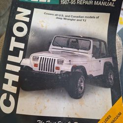 Chilton Jeep Wrangler YJ 1987-95 Repair Manual 