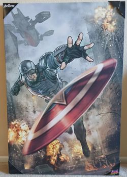 Marvel Capitan America Canvas Wall Art