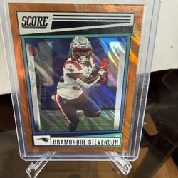 Rhamondre Stevenson score orange /599