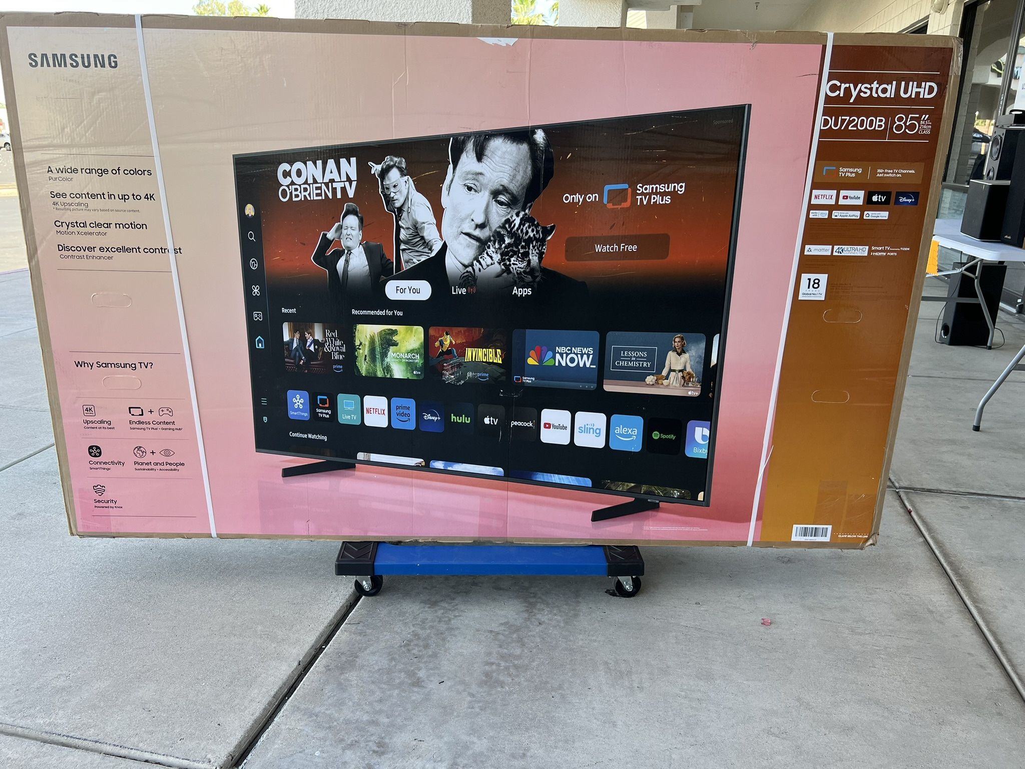 85 Tv Samsung Smart 4k Hdtv In Box 6 Month Warranty. Free Delivery See