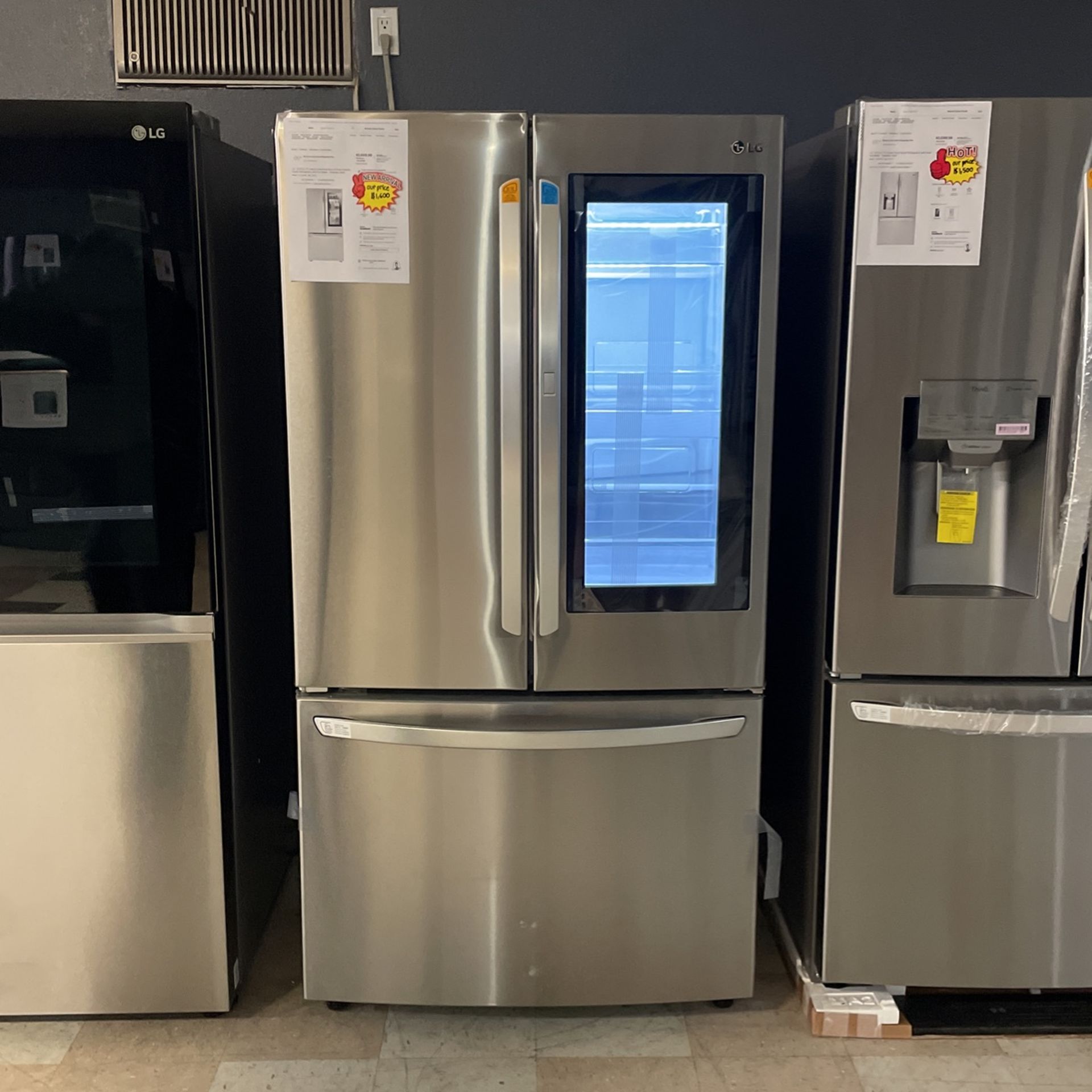 New Stainless Steel Instaview Refrigerator💢💢