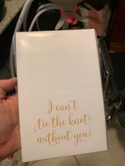 Wedding Bridesmaids Cards